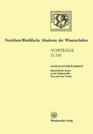Kniha Manich ische Kunst an Der Seidenstra e: Alte Und Neue Funde Hans-Joachim Klimkeit