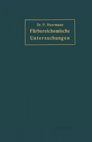 Könyv F rbereichemische Untersuchungen Peter Heermann