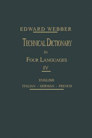 Kniha Technical Dictionary Eduard Webber