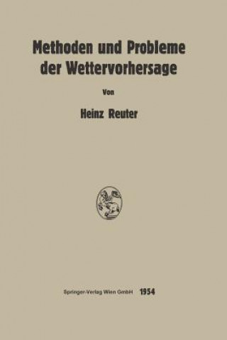 Carte Methoden Und Probleme Der Wettervorhersage Heinz Reuter