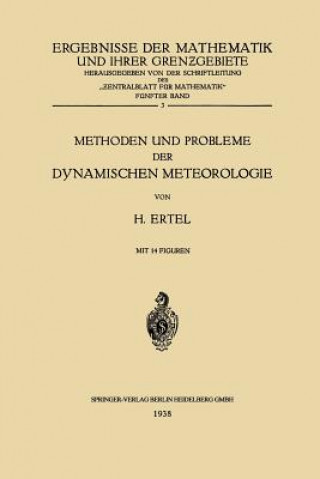 Könyv Methoden Und Probleme Der Dynamischen Meteorologie Hans Ertel