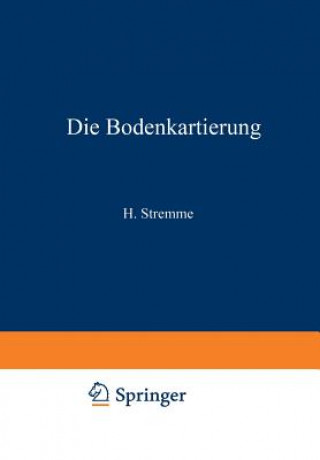 Kniha Die Bodenkartierung Fritz Giesecke