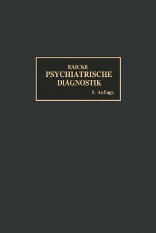 Carte Grundriss Der Psychiatrischen Diagnostik Julius Raecke