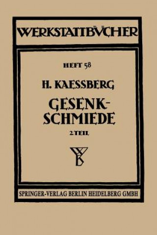 Kniha Gesenkschmiede Hugo Kaessberg