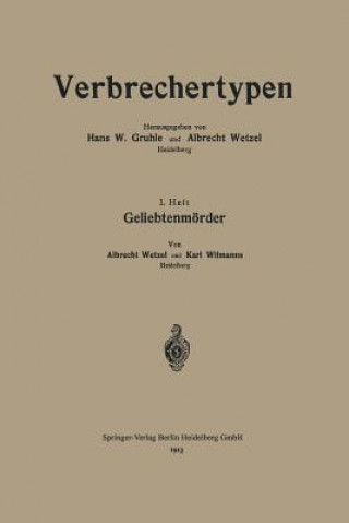 Kniha Geliebtenmoerder Albrecht Wetzel