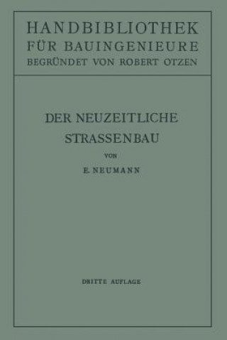 Carte Der Neuzeitliche Stra enbau E. Neumann