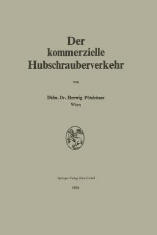 Könyv Der Kommerzielle Hubschrauberverkehr Herwig Pötzleitner