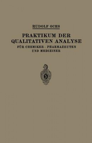Carte Praktikum Der Qualitativen Analyse Rudolf Ochs