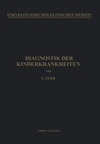 Buch Diagnostik Der Kinderkrankheiten Emil Feer