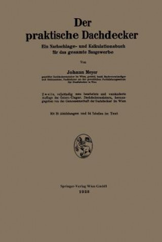 Book Der Praktische Dachdecker Johann Meyer