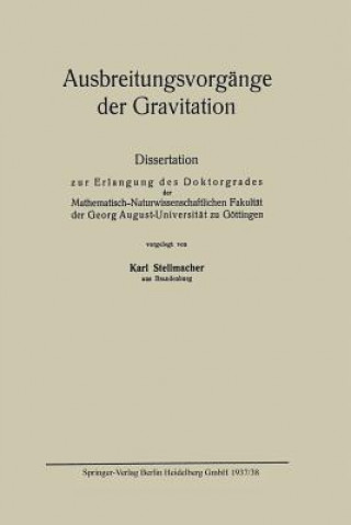 Carte Ausbreitungsvorg nge Der Gravitation Karl Stellmacher