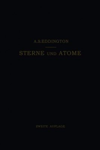 Kniha Sterne Und Atome Arthur Stanley Eddington