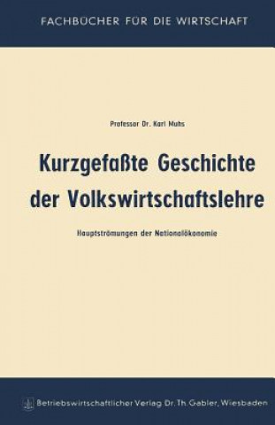 Könyv Kurzgefa te Geschichte Der Volkswirtschaftslehre Karl Muhs