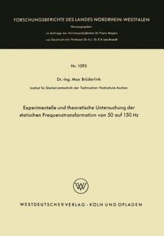 Carte Experimentelle Und Theoretische Untersuchung Der Statischen Frequenztransformation Von 50 Auf 150 Hz Max Brüderlink