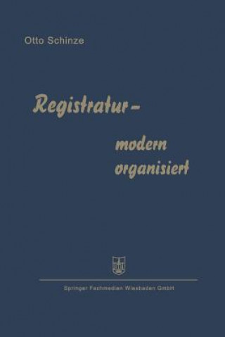 Carte Registratur -- Modern Organisiert Otto Schinze