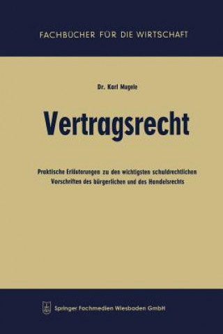Kniha Vertragsrecht Karl Mugele