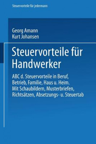 Книга Steuervorteile F r Handwerker Georg Amann