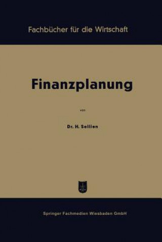 Knjiga Finanzplanung Helmut Sellien