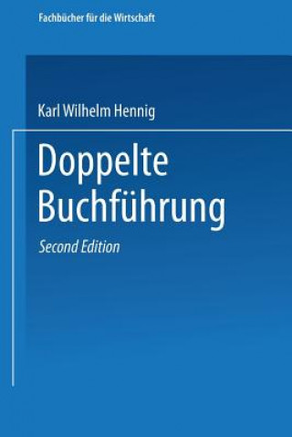 Kniha Doppelte Buchf hrung Karl Wilhelm Hennig