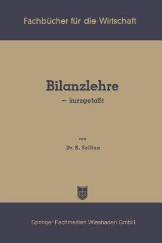 Książka Bilanzlehre -- Kurzgefa t Reinhold Sellien