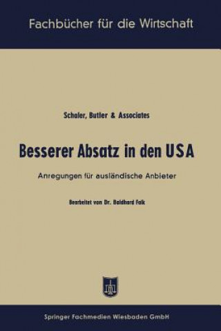Kniha Besserer Absatz in Den USA Baldhard Falk