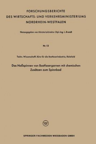 Könyv Nassspinnen Von Bastfasergarnen Mit Chemischen Zusatzen Zum Spinnbad L. Brandt