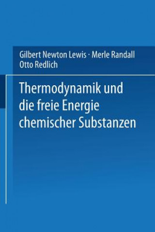 Carte Thermodynamik Und Die Freie Energie Chemischer Substanzen Gilbert Newton Lewis