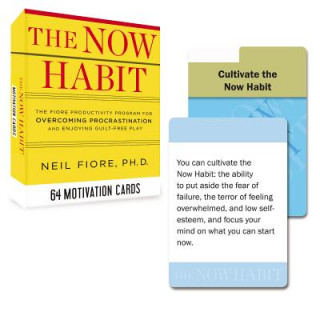 Könyv Now Habit Motivation Cards Neil Fiore