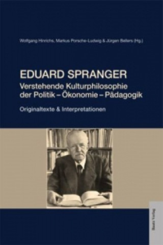 Knjiga Eduard Spranger Wolfgang Hinrichs