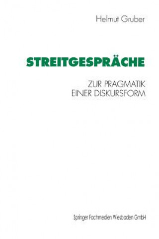 Kniha Streitgesprache Helmut Gruber