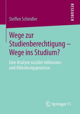 Carte Wege Zur Studienberechtigung - Wege Ins Studium? Steffen Schindler