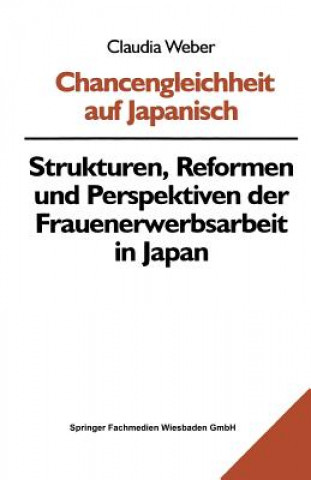Kniha Chancengleichheit Auf Japanisch Claudia Weber