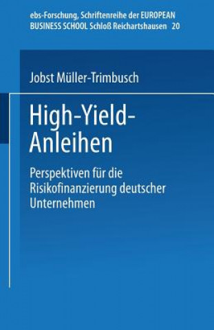 Könyv High-Yield-Anleihen Jobst Müller-Trimbusch