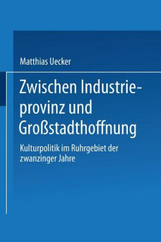 Könyv Zwischen Industrieprovinz Und Grossstadthoffnung Matthias Uecker