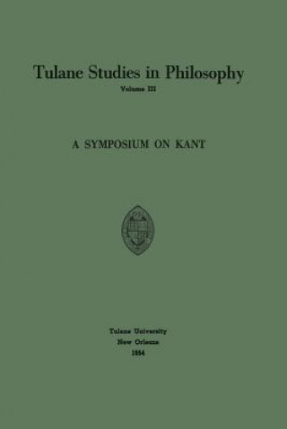 Knjiga Symposium on Kant 