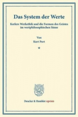 Buch Das System der Werte. Kurt Port