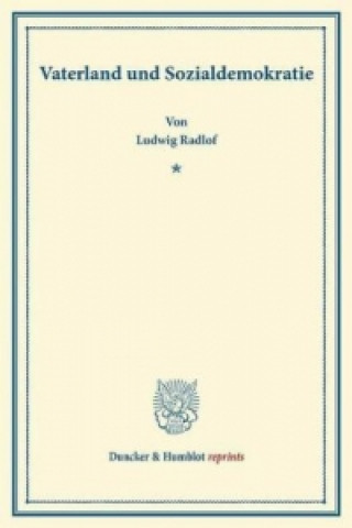 Knjiga Vaterland und Sozialdemokratie. Ludwig Radlof