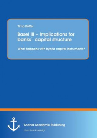 Книга Basel III - Implications for banks` capital structure Timo Köffer