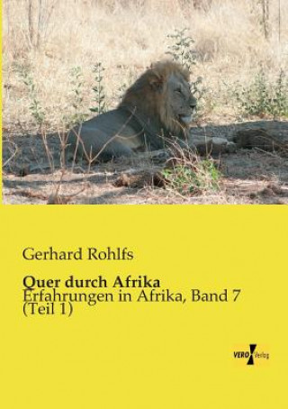 Carte Quer durch Afrika Gerhard Rohlfs