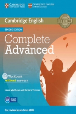 Kniha Cambridge English Complete Advanced Workbook without answers Second edition Laura Matthews