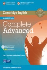 Könyv Cambridge English Complete Advanced Workbook with answers Second edition Laura Matthews