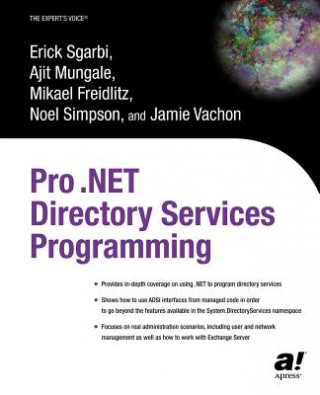 Książka Pro .NET Directory Services Programming Erick Sgarbi