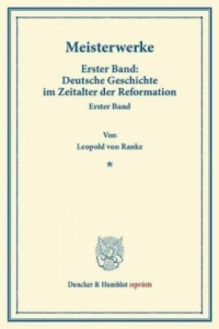 Kniha Meisterwerke. Leopold von Ranke
