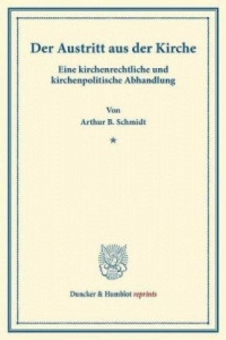 Carte Der Austritt aus der Kirche. Arthur B. Schmidt