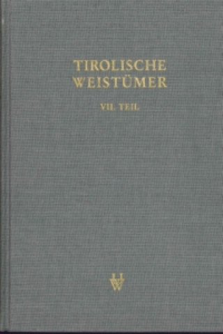 Libro Tirolische Weistümer, VII. Teil: Oberinntal Nikolaus Grass