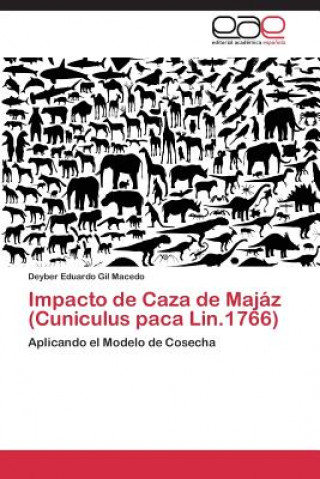 Kniha Impacto de Caza de Majaz (Cuniculus paca Lin.1766) Deyber Eduardo Gil Macedo