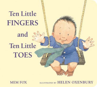 Book Ten Little Fingers and Ten Little Toes padded board book Mem Fox