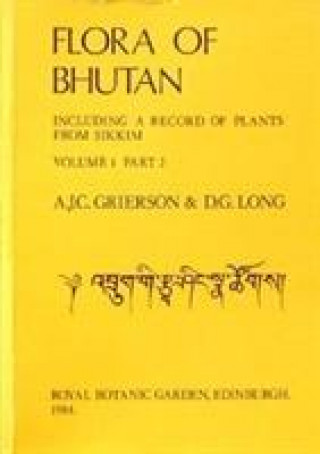 Carte Flora of Bhutan D G Long