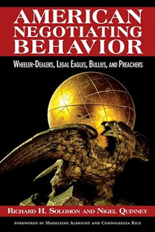 Kniha American Negotiating Behavior Richard Hugh Solomon