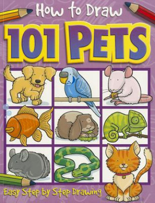 Knjiga How to Draw 101 Pets Dan Green